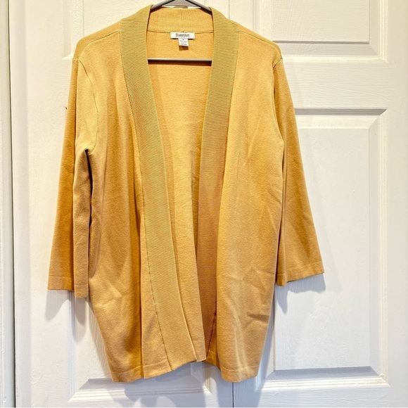 Vintage Tan Hampshire Studio Shirt and Cardigan Set - Size Medium - Picture 10 of 15